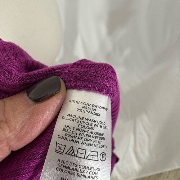 LOFT Sleeveless Magenta Maxi Dress - Picture 7 of 7